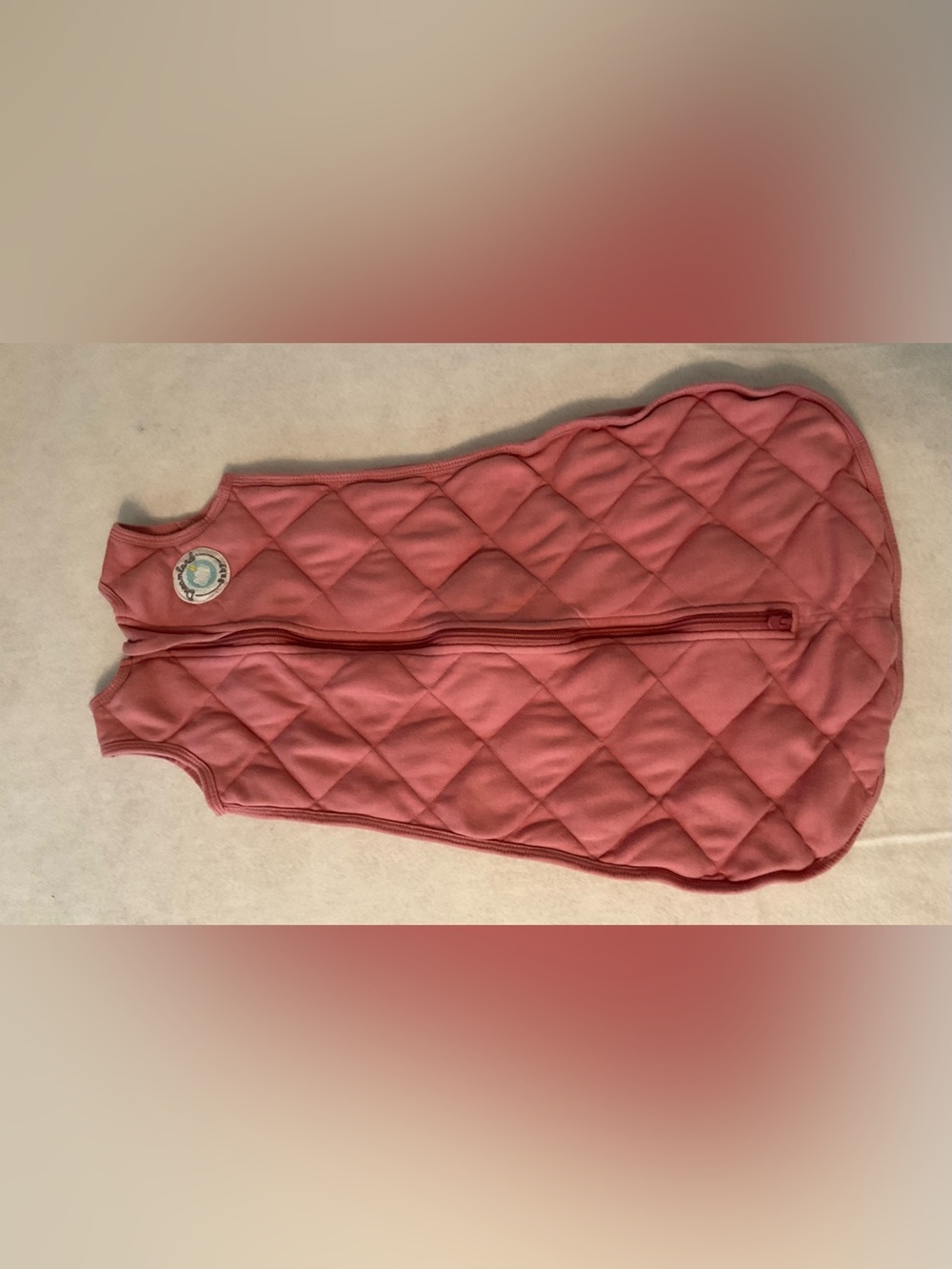Love to Dream Quilted Sleeveless Sleep Sack in Dusty Rose